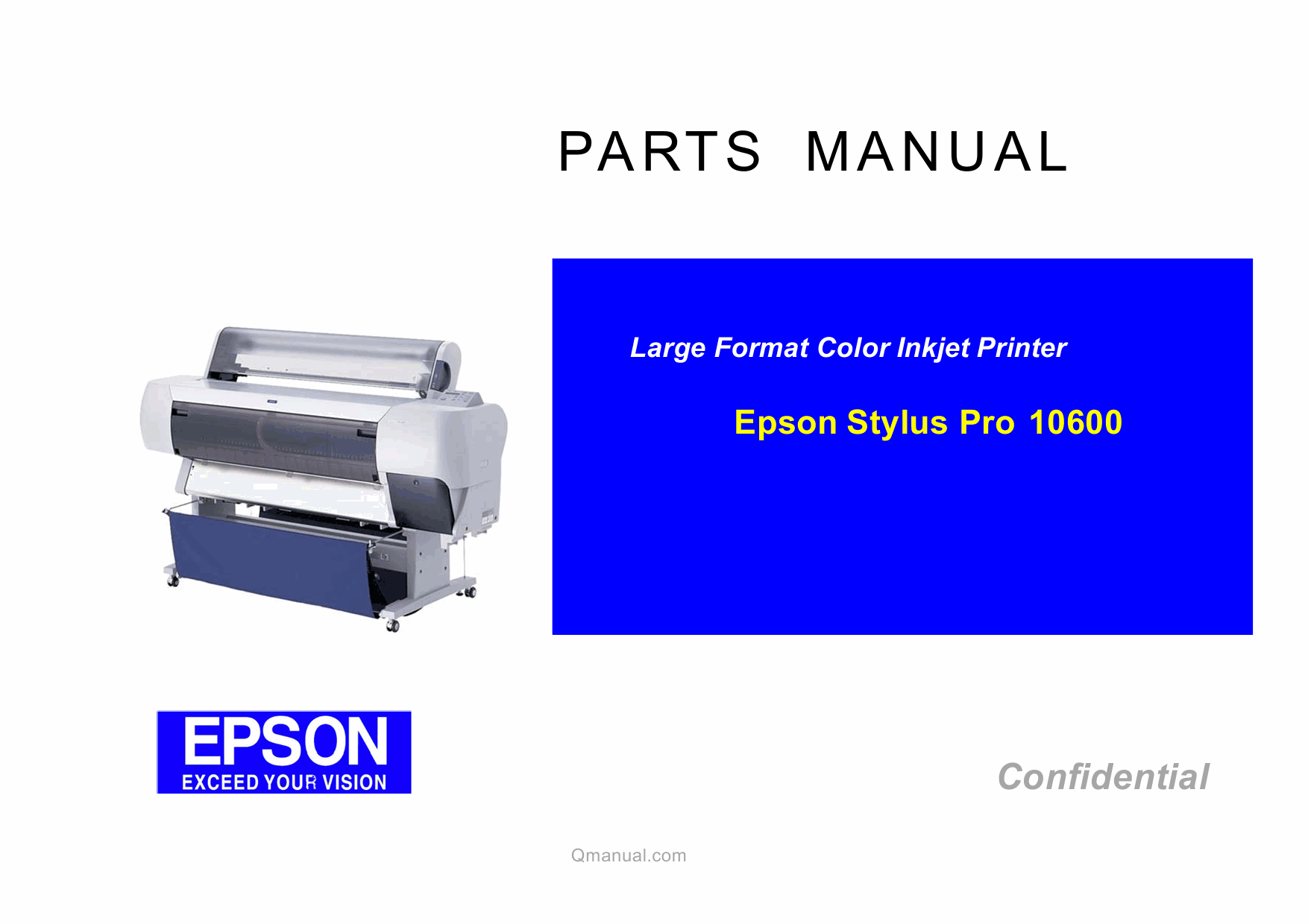 EPSON StylusPro 10600 Parts Manual-1
